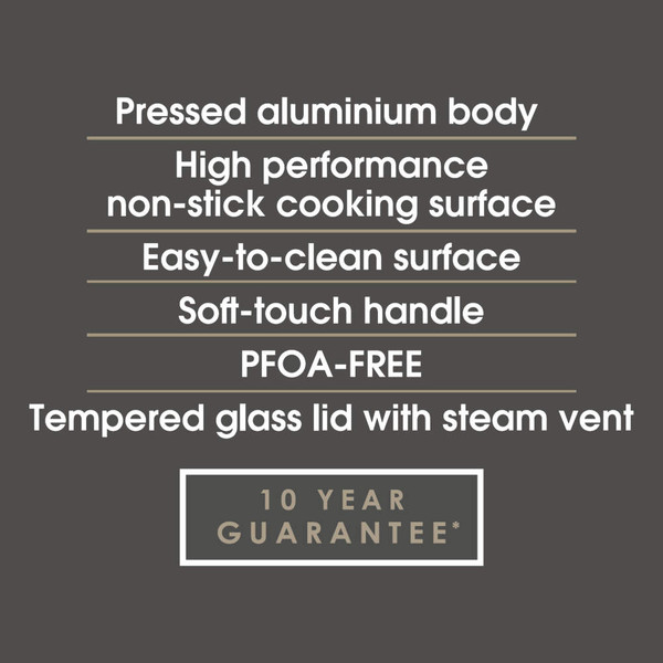 Olympus 16 & 20 cm Saucepan Set – Gold