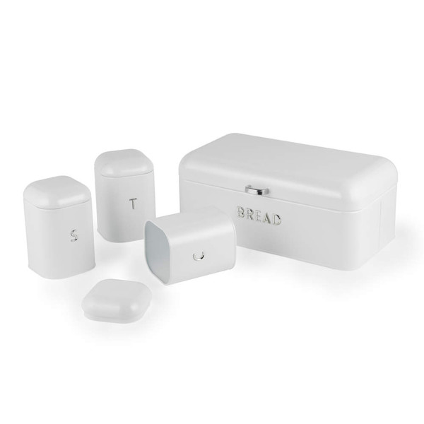 Boston 4-Piece Countertop Set - White - BW14045EU7 - Salter - 5054061583601