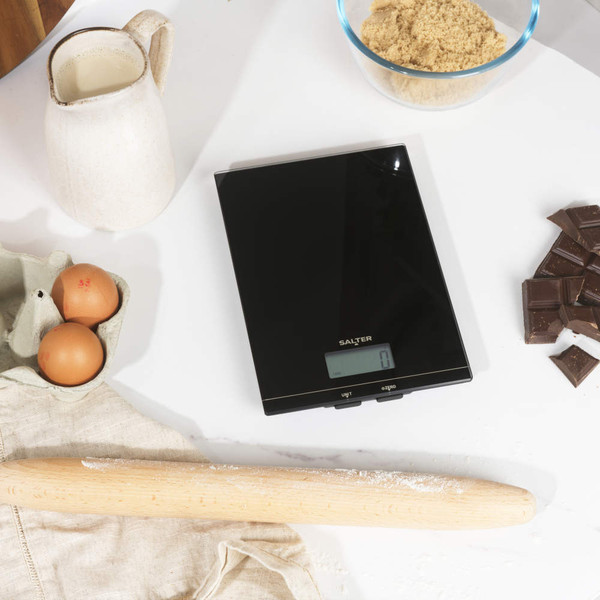 Kuro Glass Electronic Kitchen Scale - Black