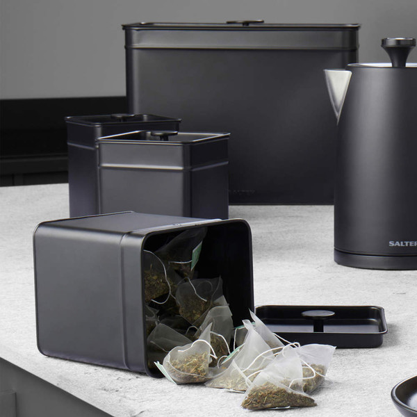Kuro 8-Piece Countertop & Seasoning Set - Black - COMBO-9194 - Salter - 5054061545036
