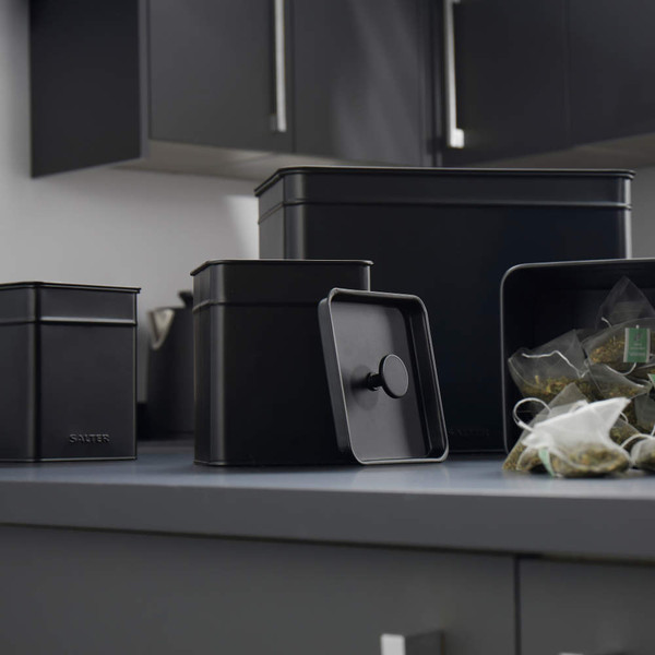Kuro 8-Piece Countertop & Seasoning Set - Black - COMBO-9194 - Salter - 5054061545036