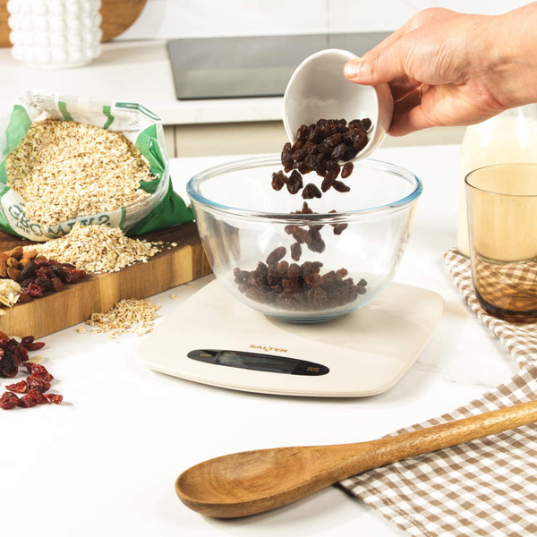 Pebble Digital Kitchen Scale – Stone