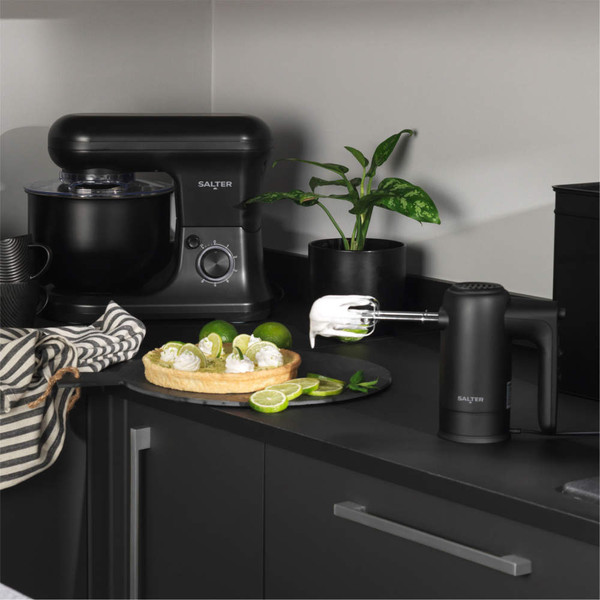 Black control knob with blue LED light on kitchen appliance, showing settings 0 to 6.