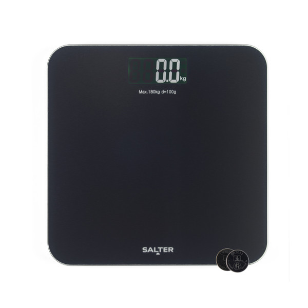 Electronic Digital Bathroom Scale - Black - Black - SA00600BCFEU12 - Salter - 5054061616163