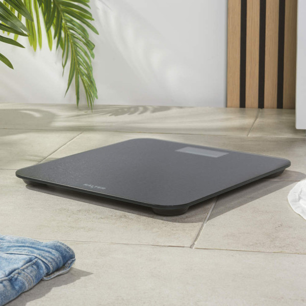 Glass Digital Bathroom Scale - Black