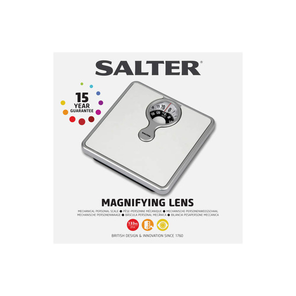 Magnifying Lens Mechanical Bathroom Scale