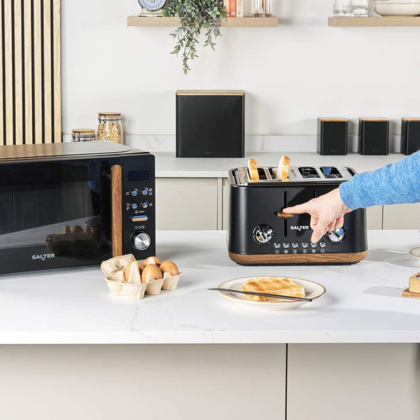 Toronto Kettle, Toaster & Mill Set - Black