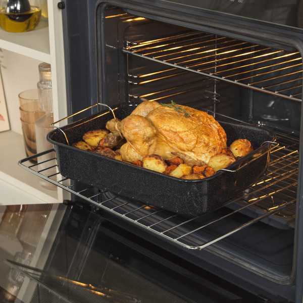 Vitreous Enamel 32cm Roaster & Rack