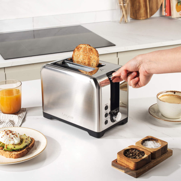 Kettle, Toaster & Microwave – 3-Piece Stainless Steel  Kitchen Countertop Set