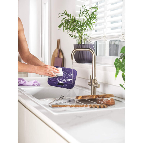 British Bakes Digital Kitchen Scale – Purple