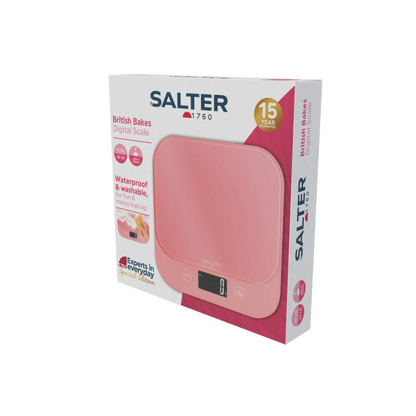 British Bakes Digital Kitchen Scale – Pink British Bakes Digital Kitchen Scale – Pink