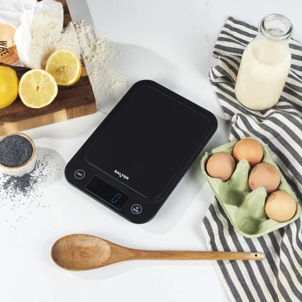 Toronto Kettle, Toaster & Kitchen Scale Set – Black
