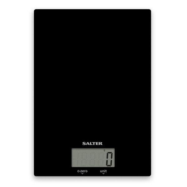 Glass Digital Kitchen Scale - Black 