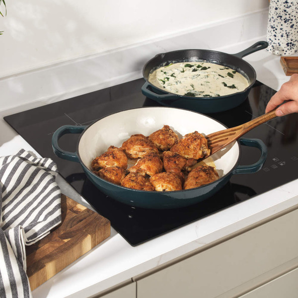 Chester Cast Iron Casserole Set - Green | PFAS-Free Coating