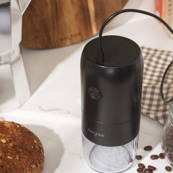Rechargeable Coffee Grinder – Black