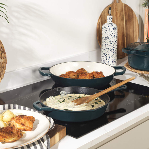 Chester Mill & Frying Pan Set - Green | PFAS-Free Coating