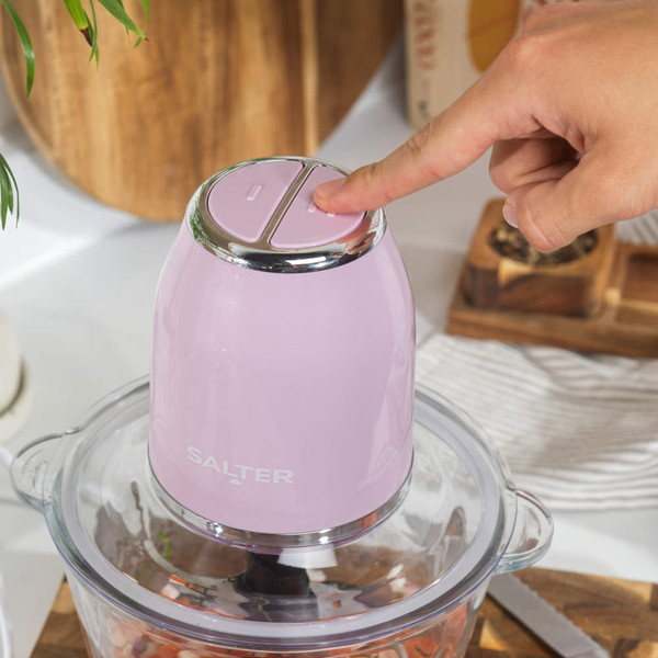 Retro Pink Food Chopper - Electric