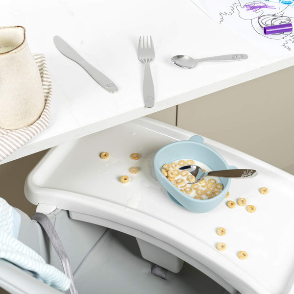 8-Piece Kids Cutlery Set - Dinosaur & Farmyard