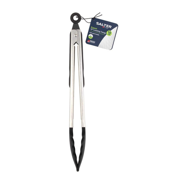 Expert 12” Locking Tongs - Salter - Black - BW14228 - 5054061615760 Expert 12” Locking Tongs - Salter - Black - BW14228 - 5054061615760
