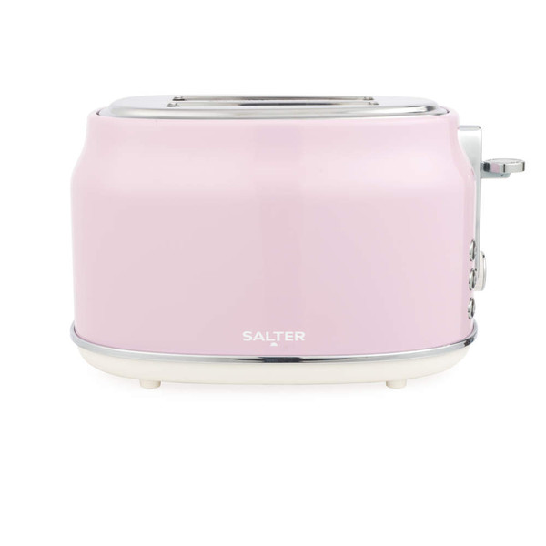 Retro Kettle & 2-Slice Toaster Set – Pink