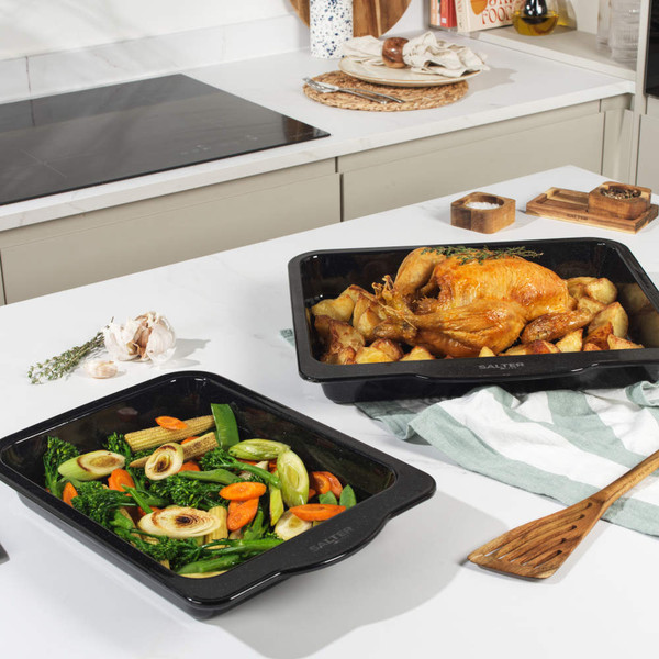 Brilliance 30cm Roasting Tray - Vitreous Enamel