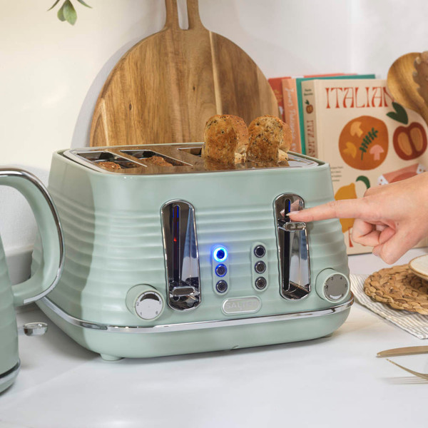 Ripple Kettle & 4-Slice Toaster - Sage