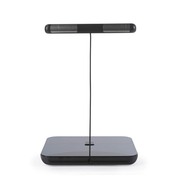 Black salter Body Insight smart scale on a white background
