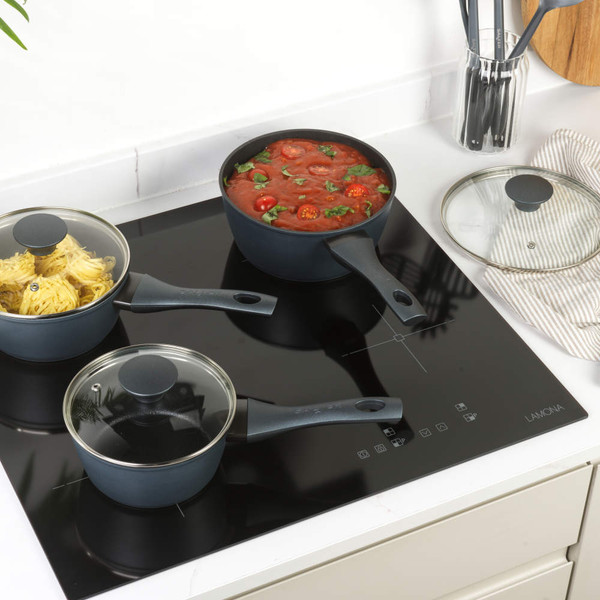 Excellence 3-Piece Saucepan Set – Non-Stick Coating