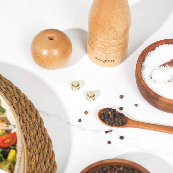 Olea Salt & Pepper Grinder – Beechwood