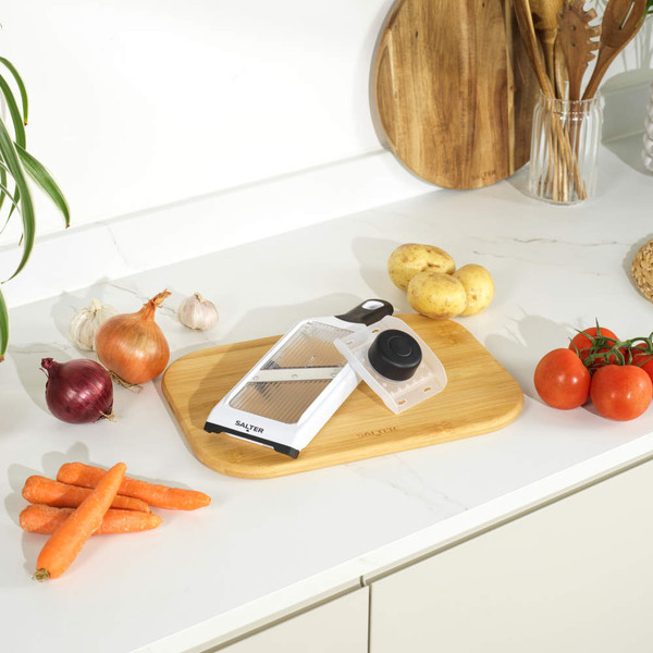 Mandoline with Storage Box - Black/White