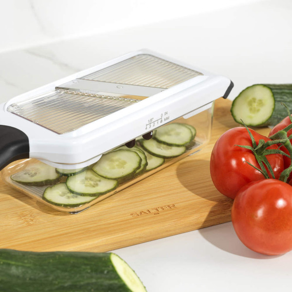 Mandoline with Storage Box - Black/White