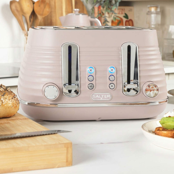 Shop Ripple Pink Kettle & 2-Slice Toaster