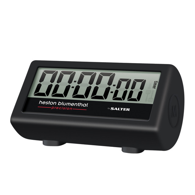 Heston Blumenthal Precision 3-in-1 Kitchen Timer - Black - 357 HBBKXR - Salter - 5010777144437