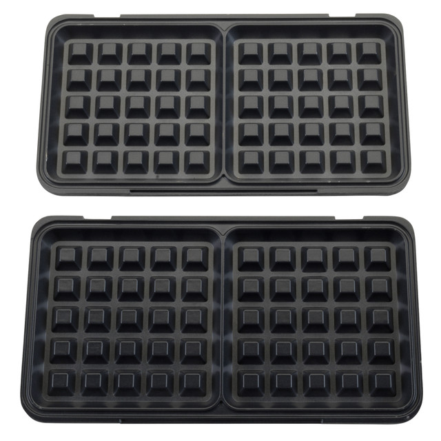 Pair of Waffle Plates For Salter EK2143T XL 3 in 1 Snack Maker