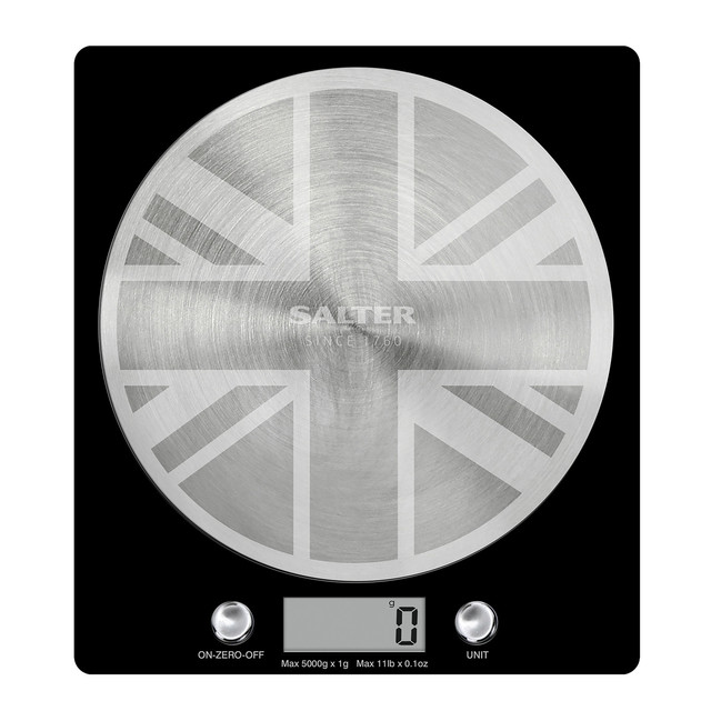 Great British Disc Digital Kitchen Scale - Black - 1036 UJBKDR - Salter - 5054061479355