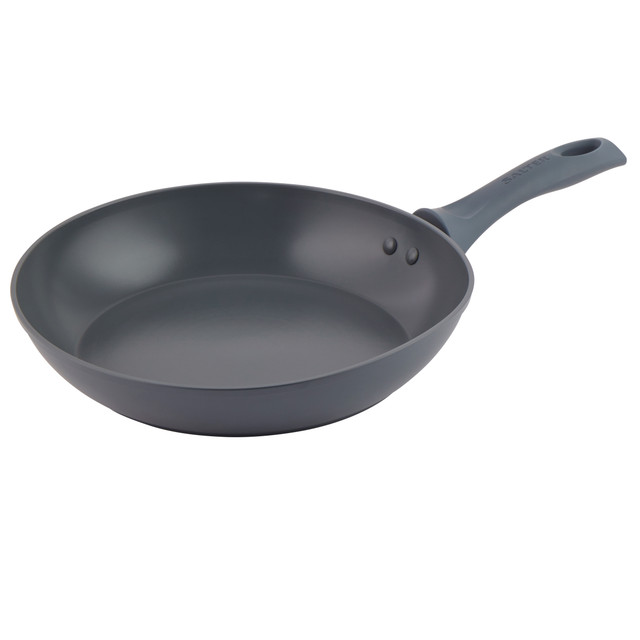 Salter Marino non-stick 28cm frying pan in a blue grey colour