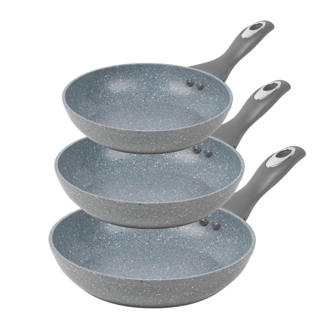 Marblestone 3-Piece Frying Pan Set - 20/24/28cm