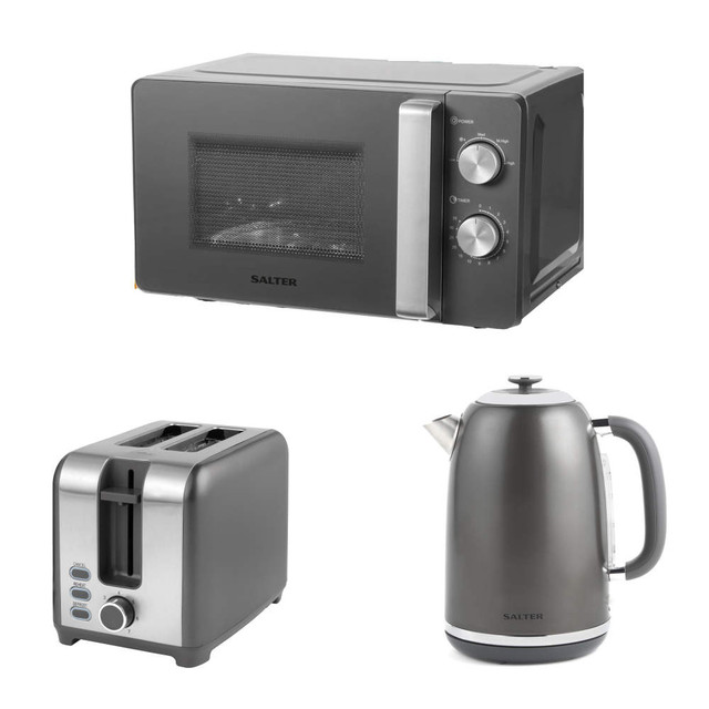 Cosmos Kettle, Toaster & Manual Microwave Set