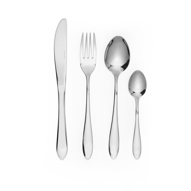 Harrogate 32-Piece Cutlery Set - Silver - COMBO-8753 - Salter - 5054061540468