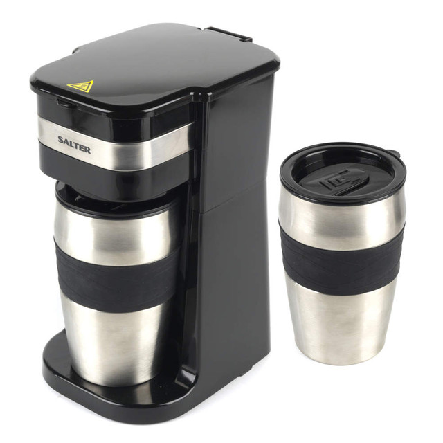 Coffee Maker to Go & 2 Travel Mugs