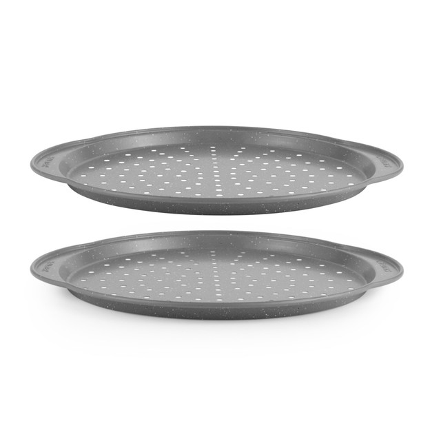 Marblestone 37cm Pizza Tray - 2 Pack