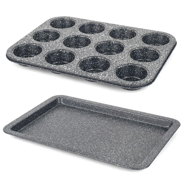 Megastone Baking Tray & Muffin Tin Set