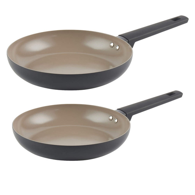 Ceramic 2-Piece Frying Pan Set - 24/28cm