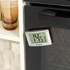 Silver digital kitchen timer with large display, rectangular, Salter brand.
