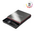 Salter Heston Blumenthal digital kitchen scale with stainless steel platform, angled view