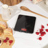 Glass Digital Kitchen Scale, 5kg - Black
