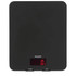 Black digital kitchen scale with red LED display, shown from above