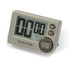 Silver digital kitchen timer with large display and start/stop button