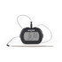 Digital meat thermometer with probe, black, showing 61°C for beef