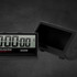Digital kitchen timer with large display in black case, showing zero hours and minutes.